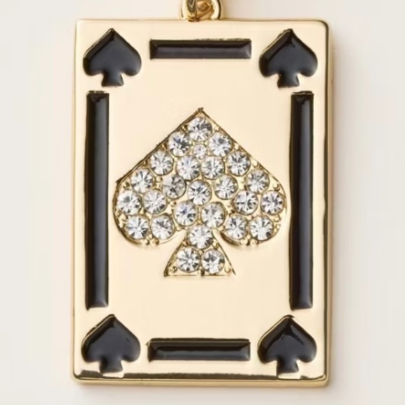 New Kate Spade New York x Target Spade Playing Card Bag Charm Limited Edition - Picture 2 of 10